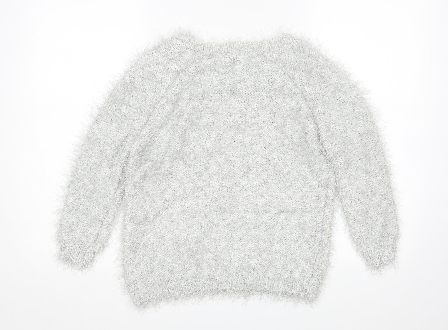 Debenhams Womens Silver   Pullover Jumper Size 14