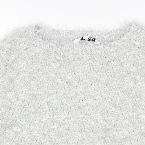Debenhams Womens Silver   Pullover Jumper Size 14