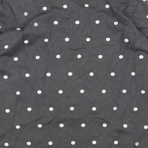 Ann Harvey Womens Grey Polka Dot  Cardigan Jumper Size S