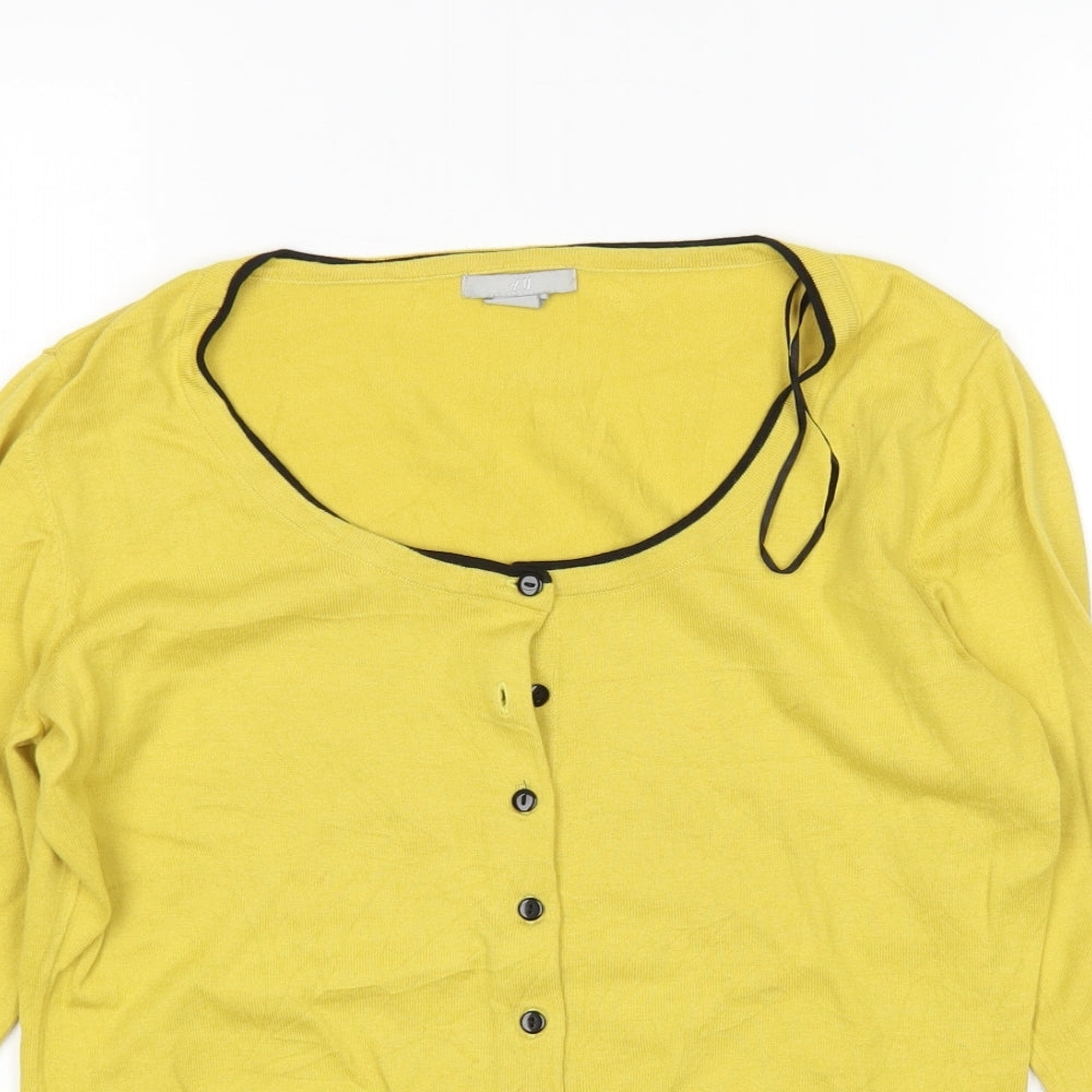 H&M Womens Green   Cardigan Jumper Size M