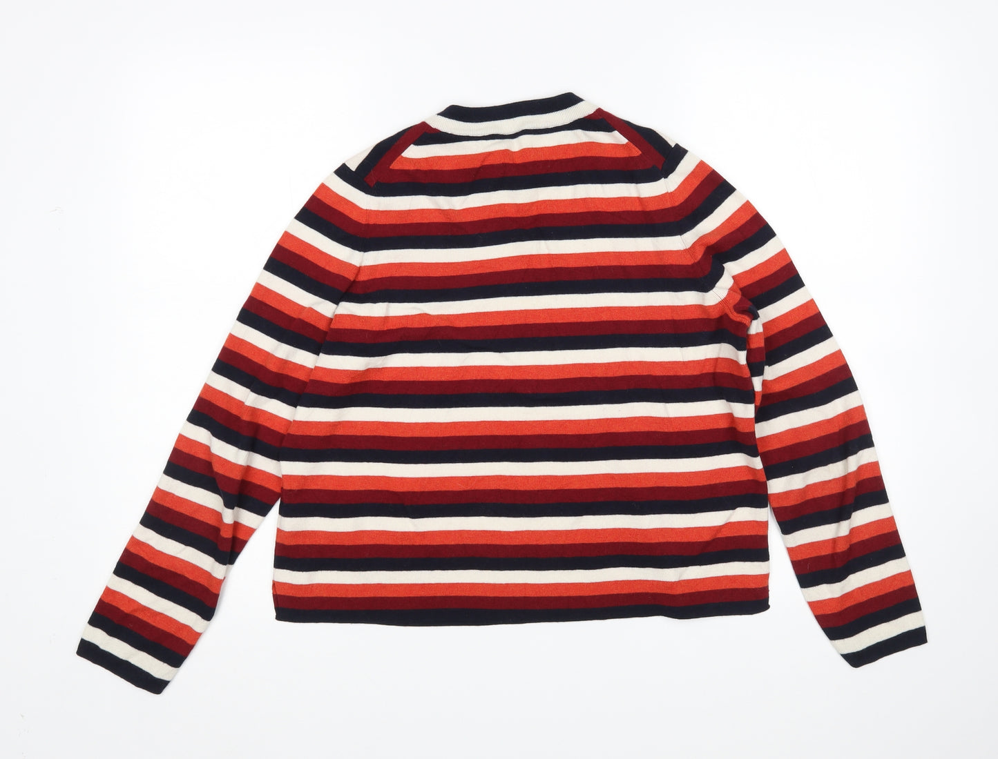 Whistles Womens Multicoloured Striped  Pullover Jumper Size 14