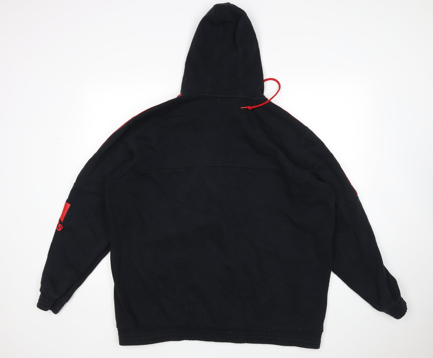 adidas Mens Black   Full Zip Hoodie Size 2XL