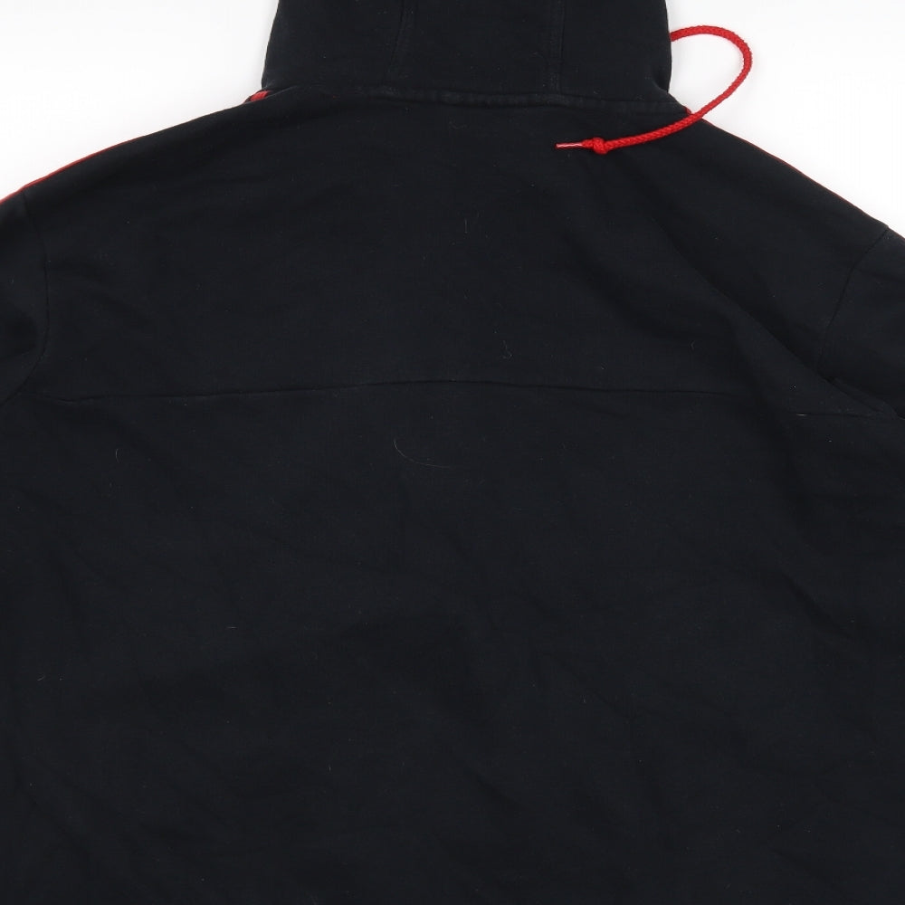 adidas Mens Black   Full Zip Hoodie Size 2XL