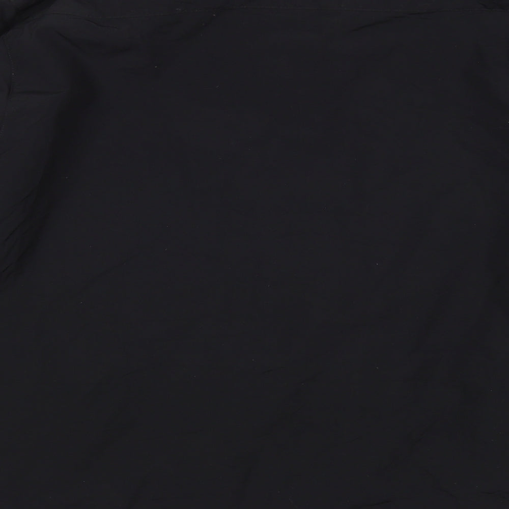 M&S Mens Black   Rain Coat Coat Size XL