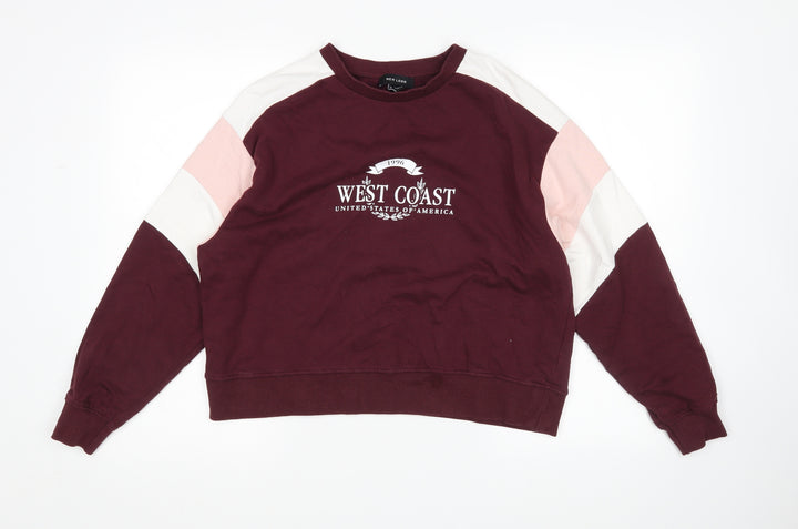 New Look Womens Multicoloured   Pullover Sweatshirt Size S