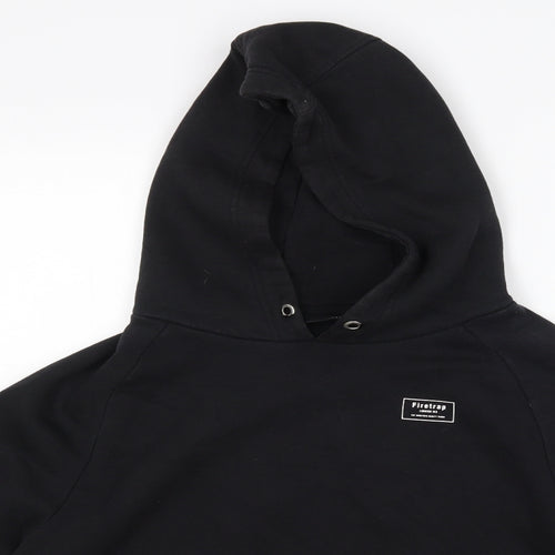 Firetrap Womens Black   Pullover Hoodie Size 16  - Cropped