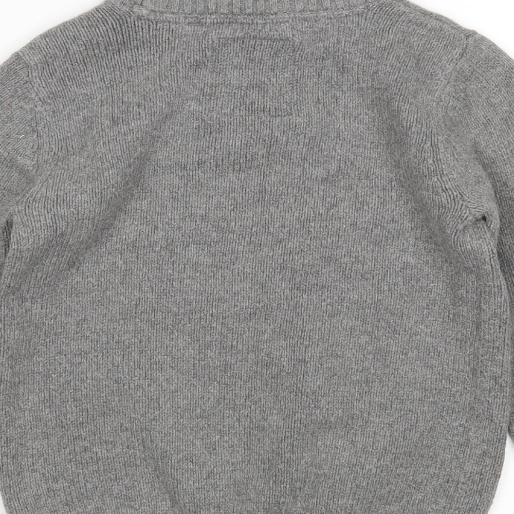 TU Boys Grey   Pullover Jumper Size 6 Years  - Christmas Jumper