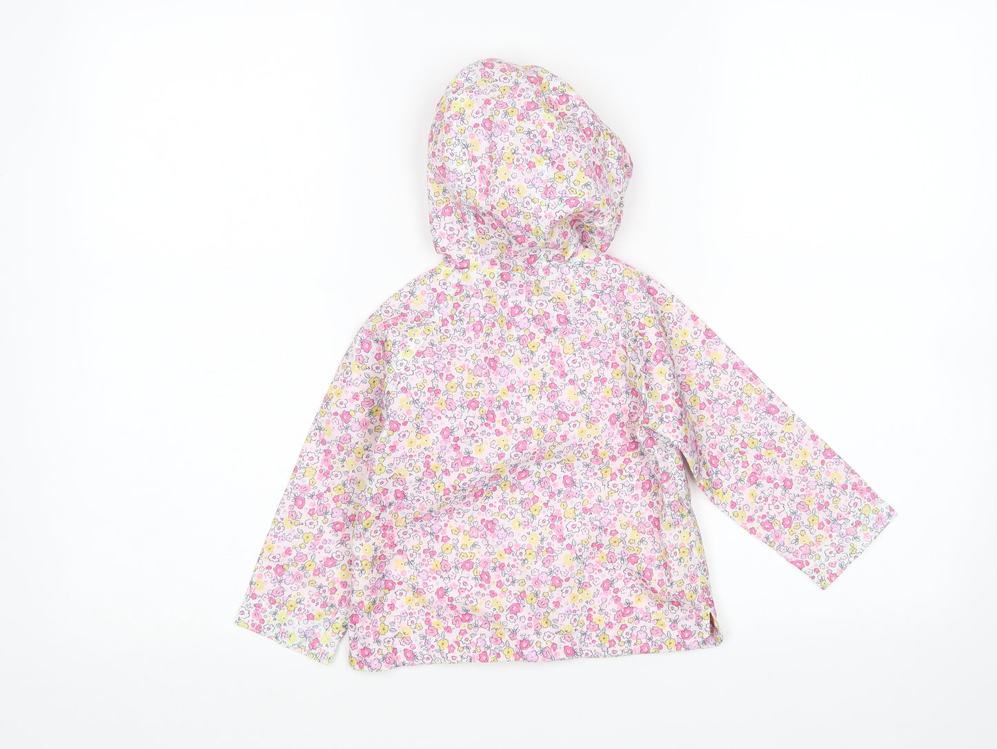 TU Girls Multicoloured Floral  Rain Coat Coat Size 9-12 Months
