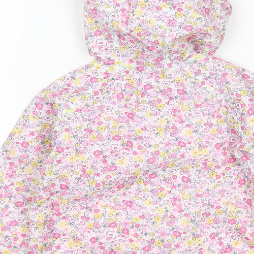 TU Girls Multicoloured Floral  Rain Coat Coat Size 9-12 Months