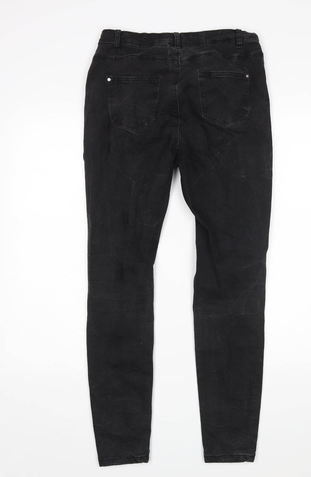 Missguided Womens Black   Skinny Jeans Size 12 L27 in