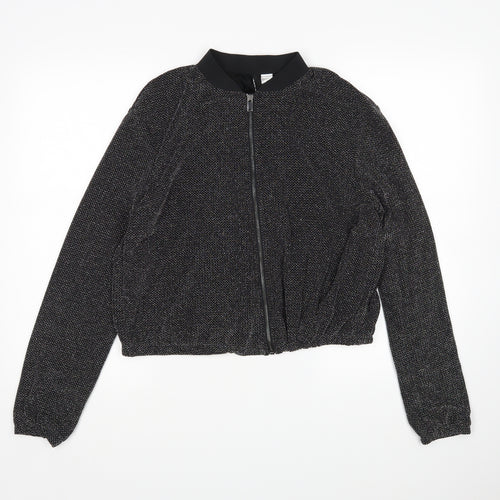 H&M Womens Silver   Jacket  Size 16