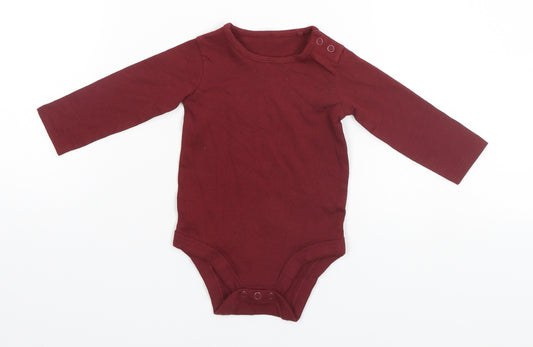Front view of Preworn Baby Red Leotard One-Piece