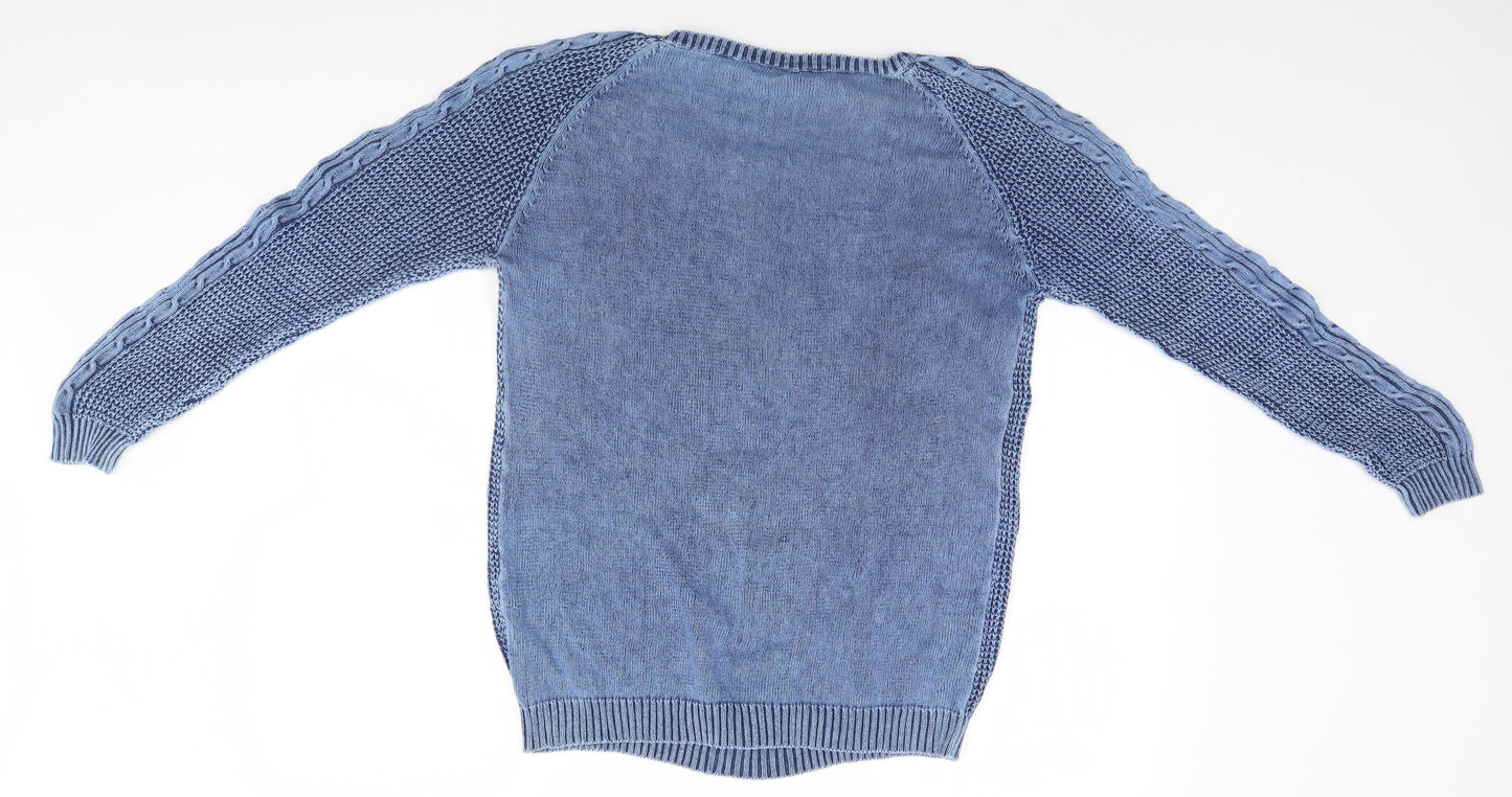 F&F Womens Blue   Pullover Jumper Size L
