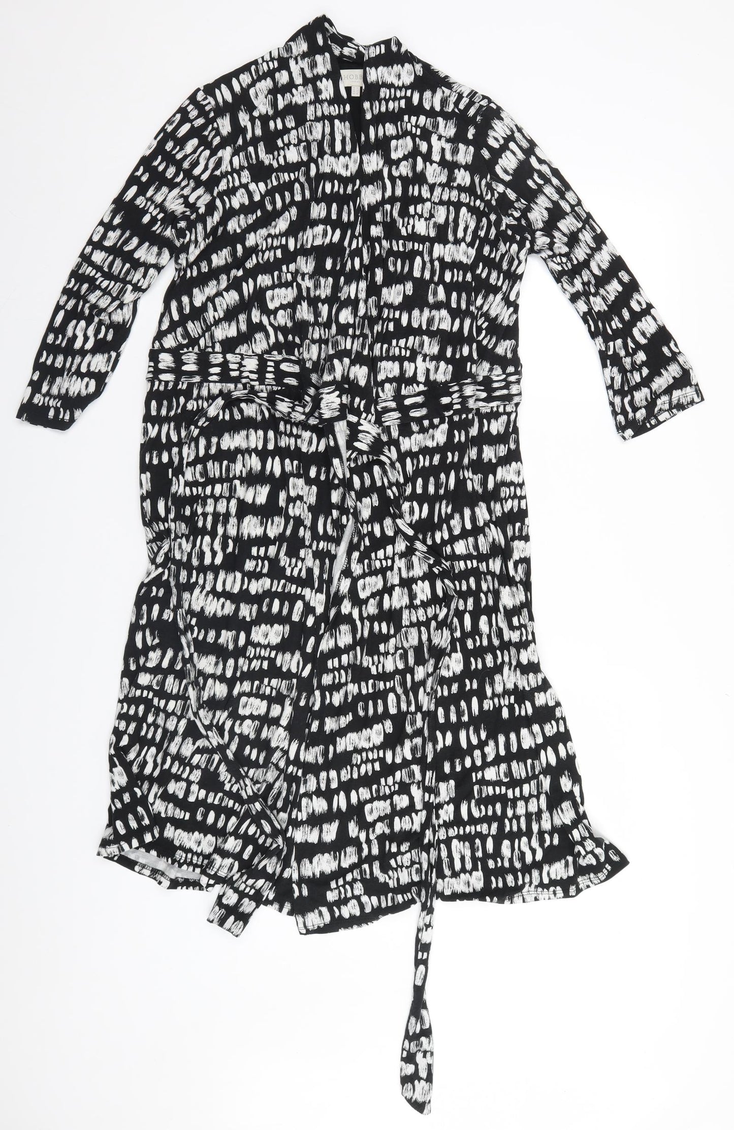 Hobbs Womens Black Geometric  Top Dress Size 14