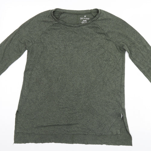 American Eagle Outfitters Womens Brown   Pullover Jumper Size XS