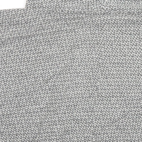 Apricot Womens Grey Geometric  Pullover Jumper Size S