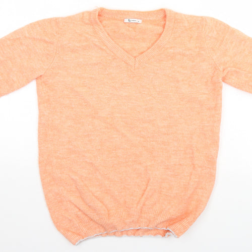 TU Womens Orange   Pullover Jumper Size 10