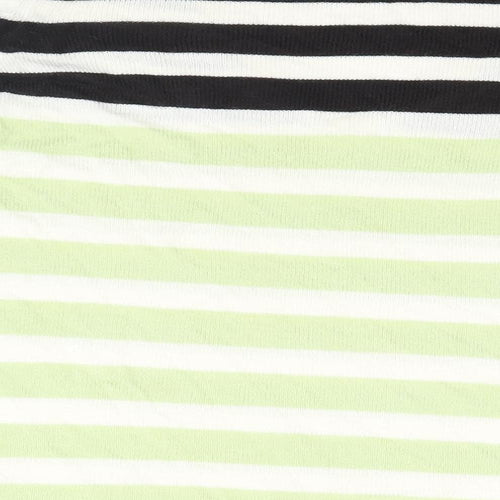 Marks and Spencer Womens Green Striped  Pullover Jumper Size 10