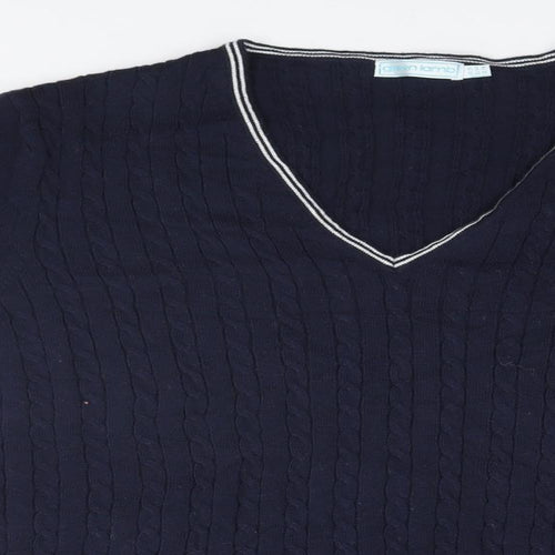 Green Lamb Womens Blue   Pullover Jumper Size 18