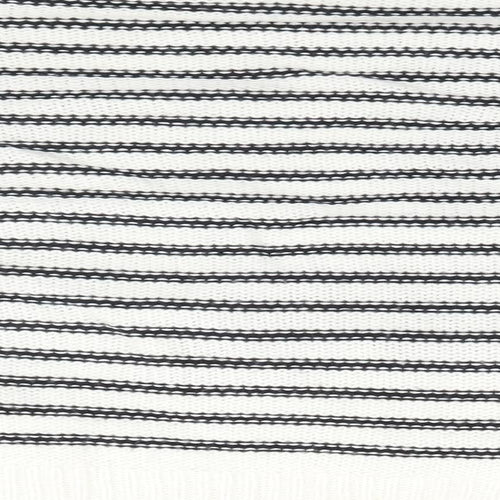 Divided Womens White Striped  Pullover Jumper Size 10