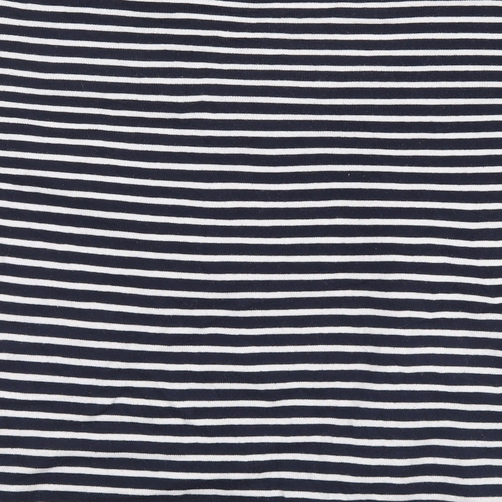 Gap Womens Blue Striped  Pullover Jumper Size L