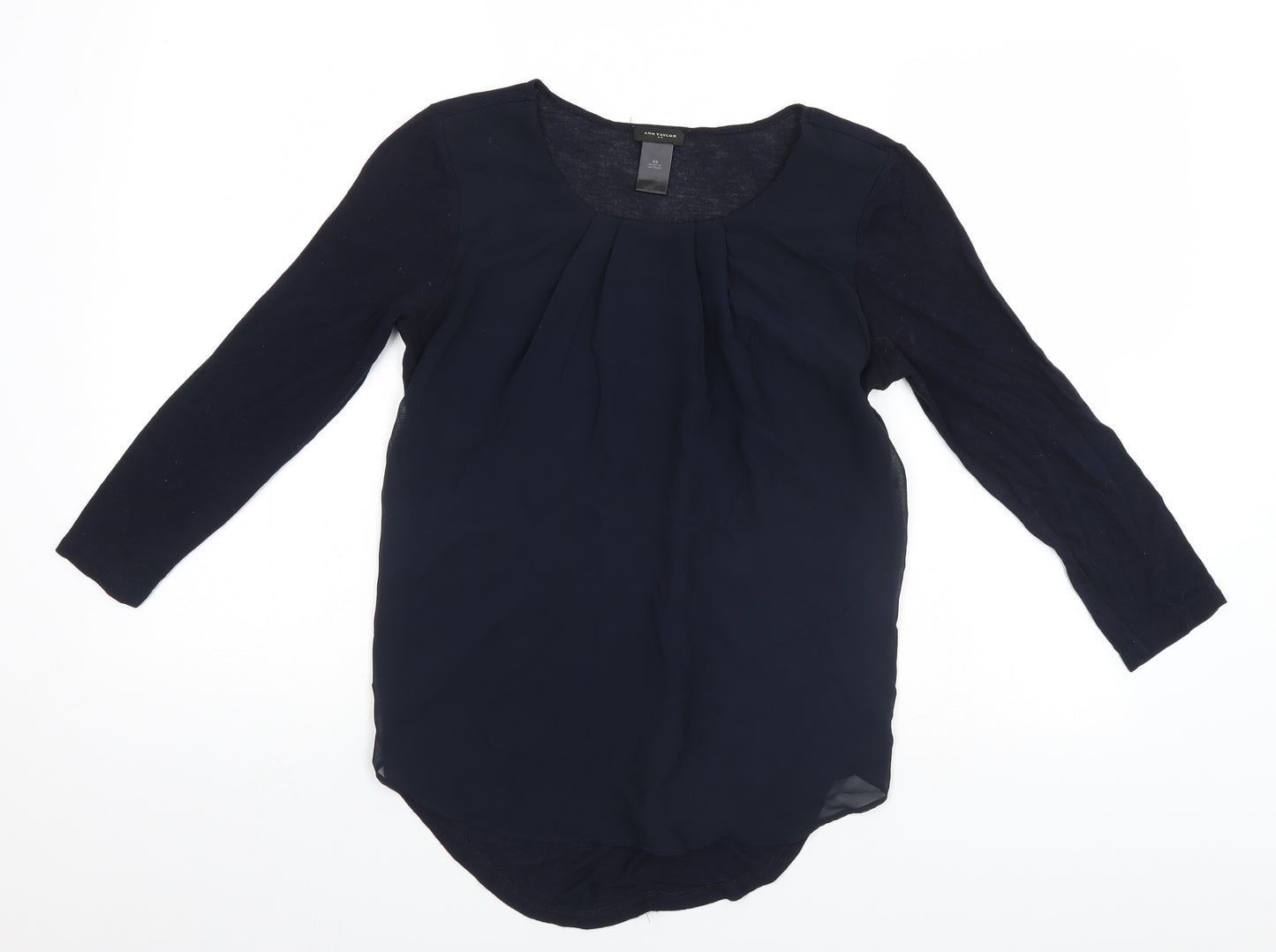 Ann Taylor Womens Black   Basic T-Shirt Size XS