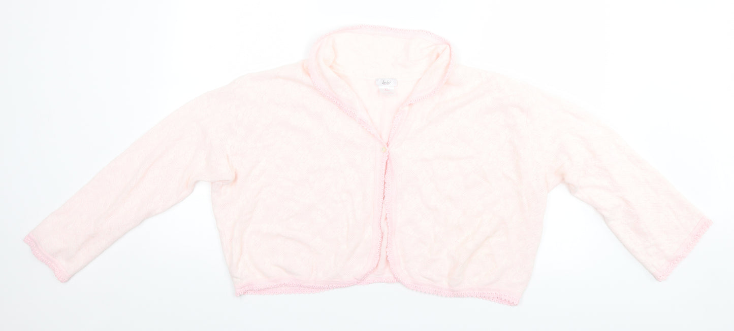 Lux Womens White   Cardigan Jumper Size XL