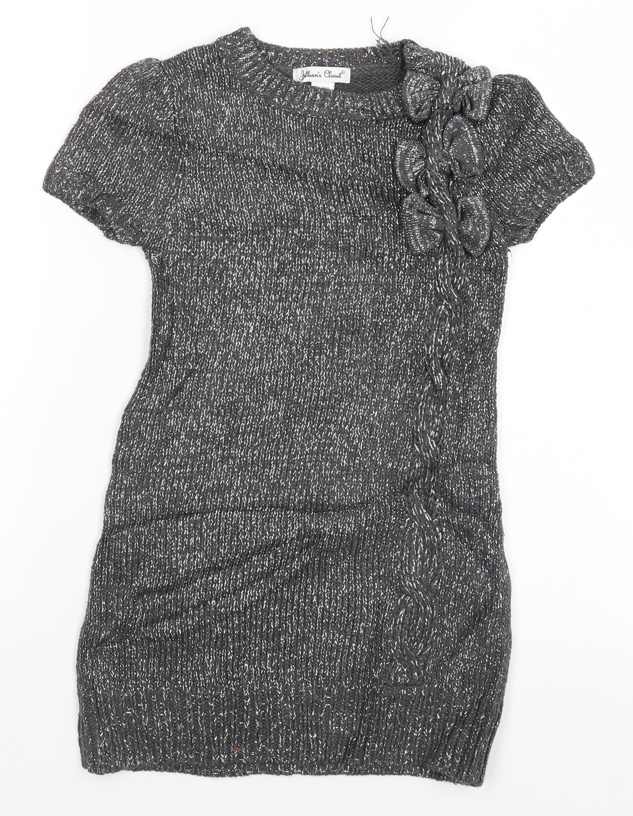 Jillian's Closet Womens Silver   Pullover Jumper Size 4