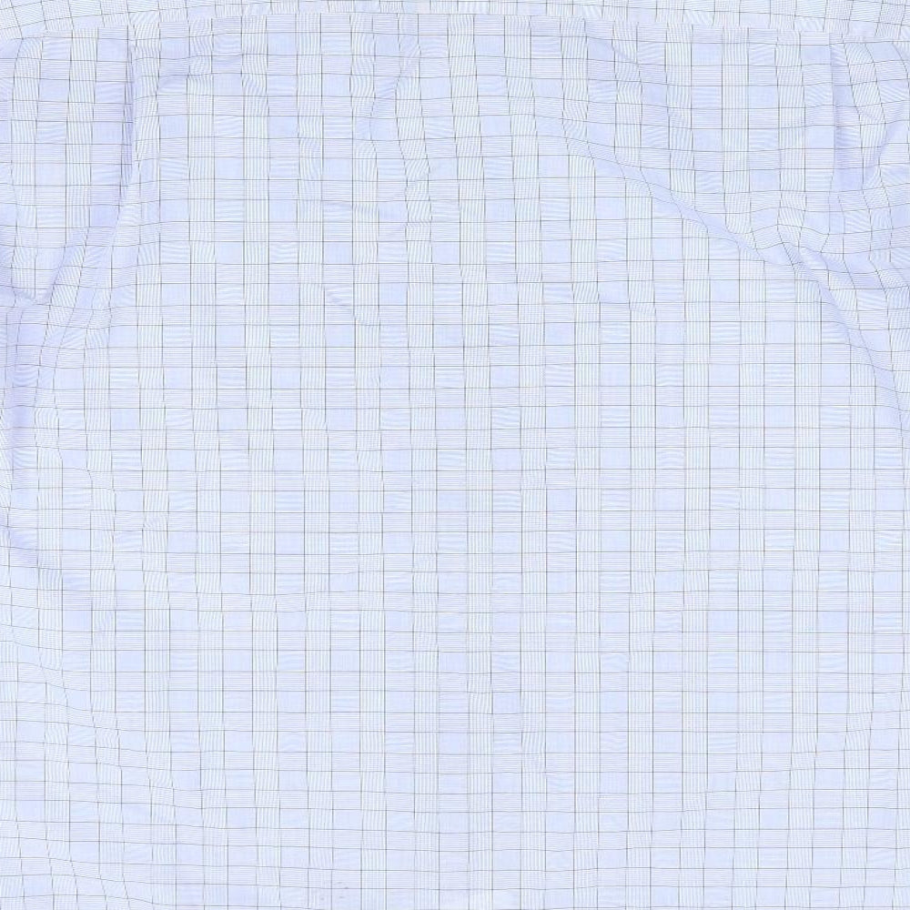 NEXT Mens Purple Check   Dress Shirt Size 15.5  - non-iron