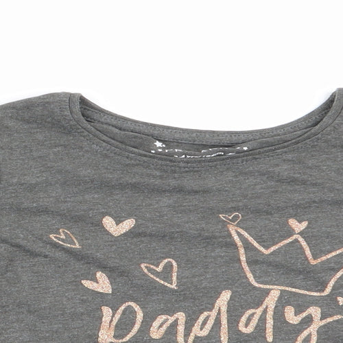 Primark Girls Green   Basic T-Shirt Size 3-4 Years  - Daddy's Princess