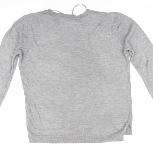 Primark Womens Grey   Pullover Jumper Size S
