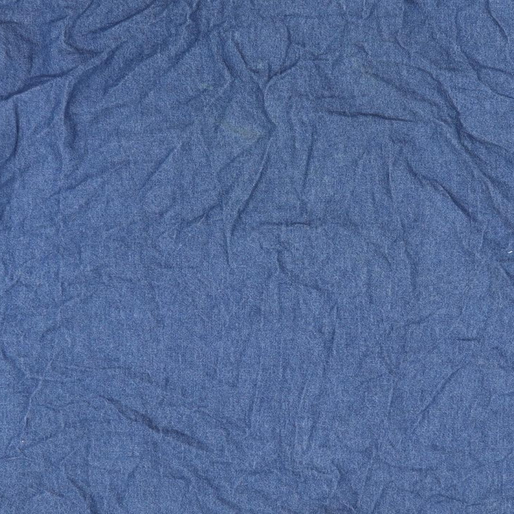 New Look Mens Blue    Button-Up Size XL  - Denim Shirt
