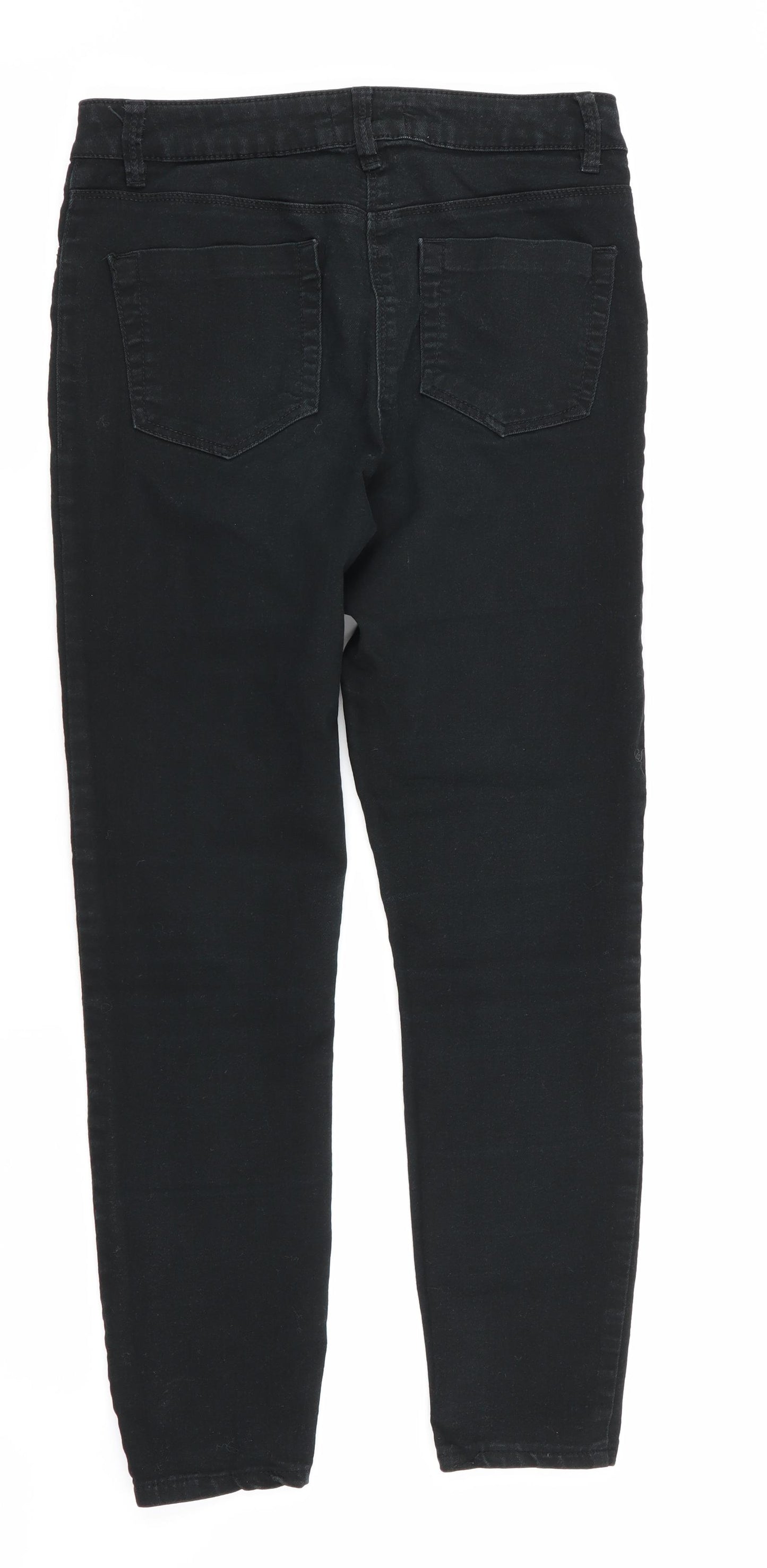 Denim Womens Black   Skinny Jeans Size 8 L25 in - cropped