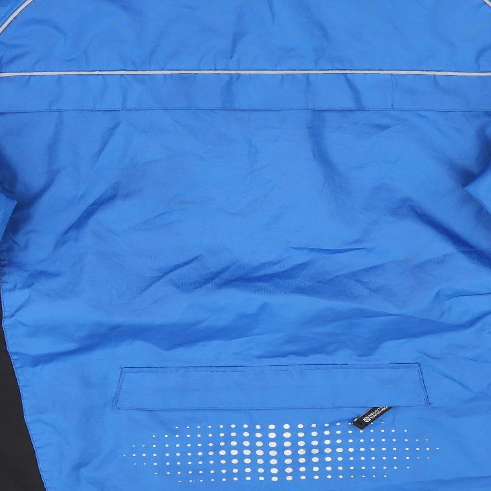 Mountain Warehouse Mens Blue   Rain Coat Coat Size S  - Blue and Black