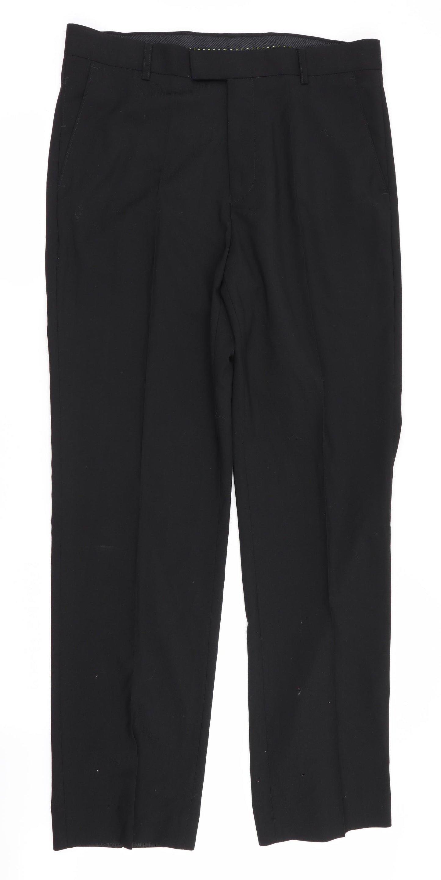 Designers at Debenhams Mens Black   Dress Pants Trousers Size 34 in L32 in