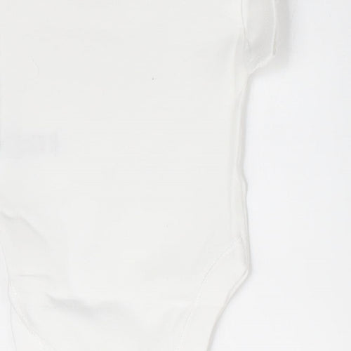 George Baby White   Romper One-Piece Size Newborn  - Tiny Baby