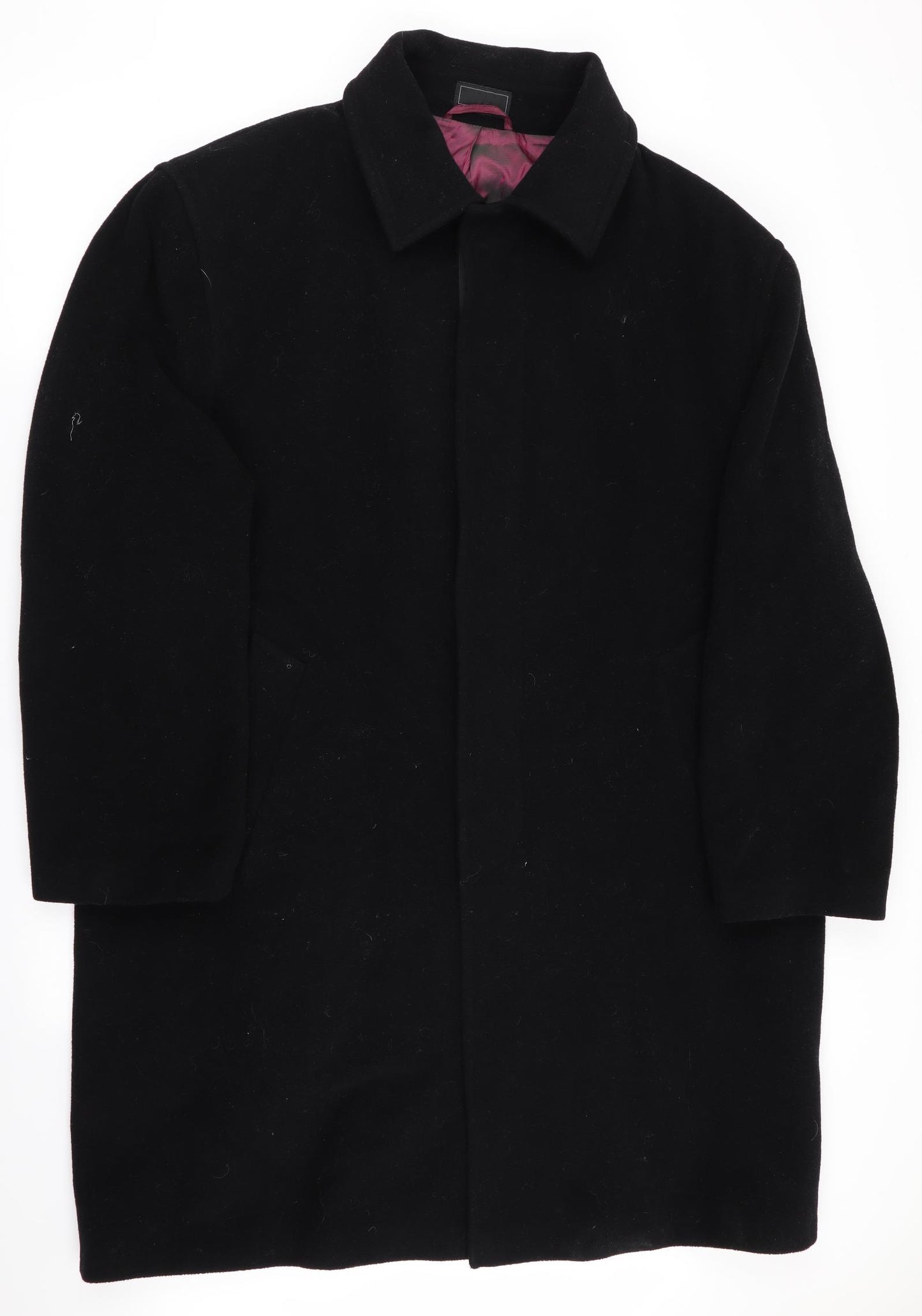 Blakes Mens Black   Overcoat Coat Size 2XL