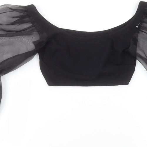 Preworn Womens Black   Basic T-Shirt Size M
