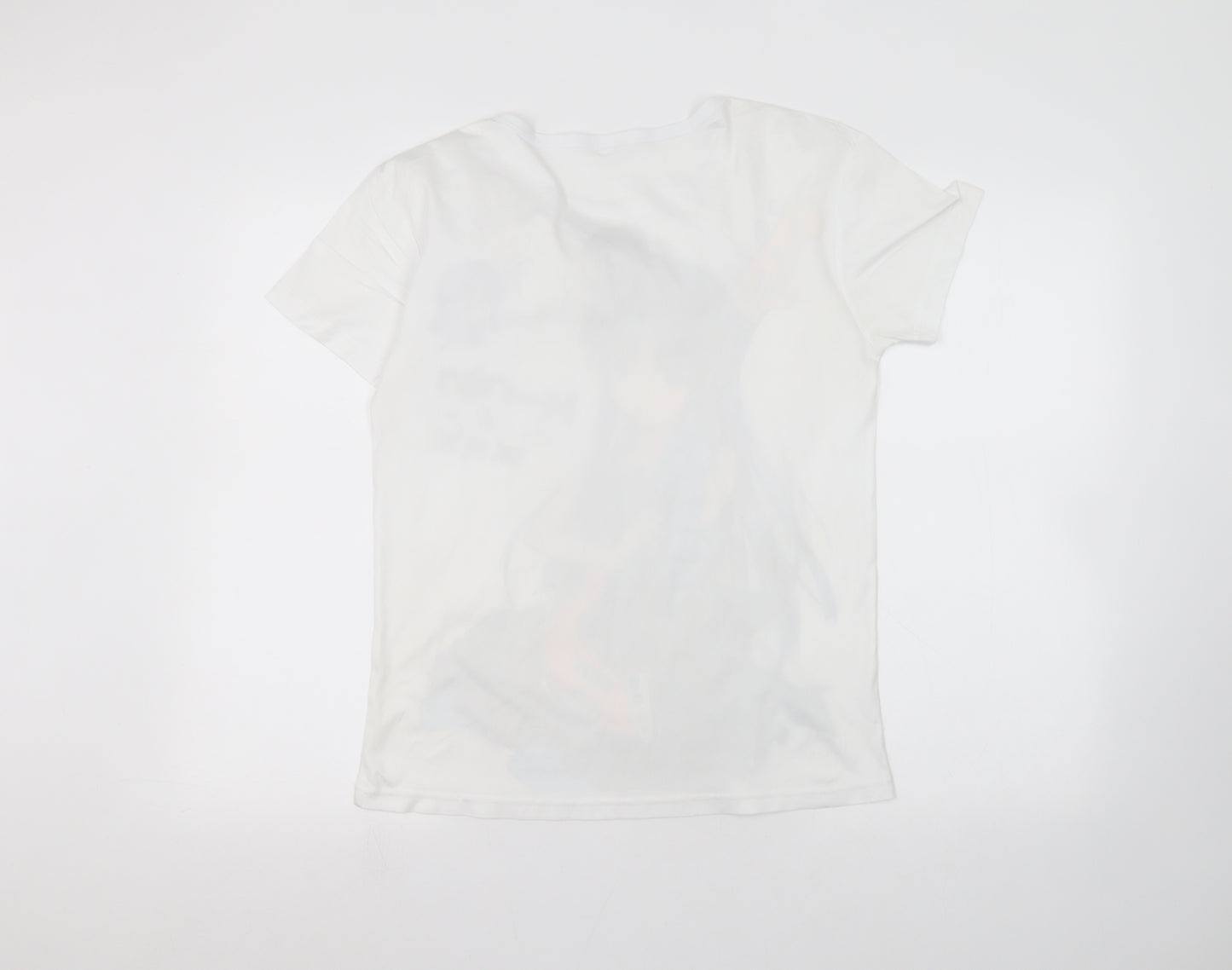 Preworn Mens White    T-Shirt Size M