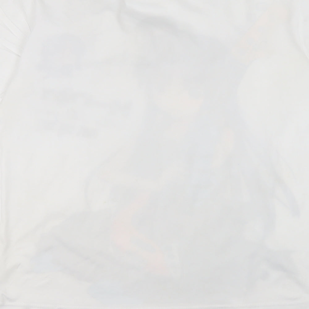 Preworn Mens White    T-Shirt Size M