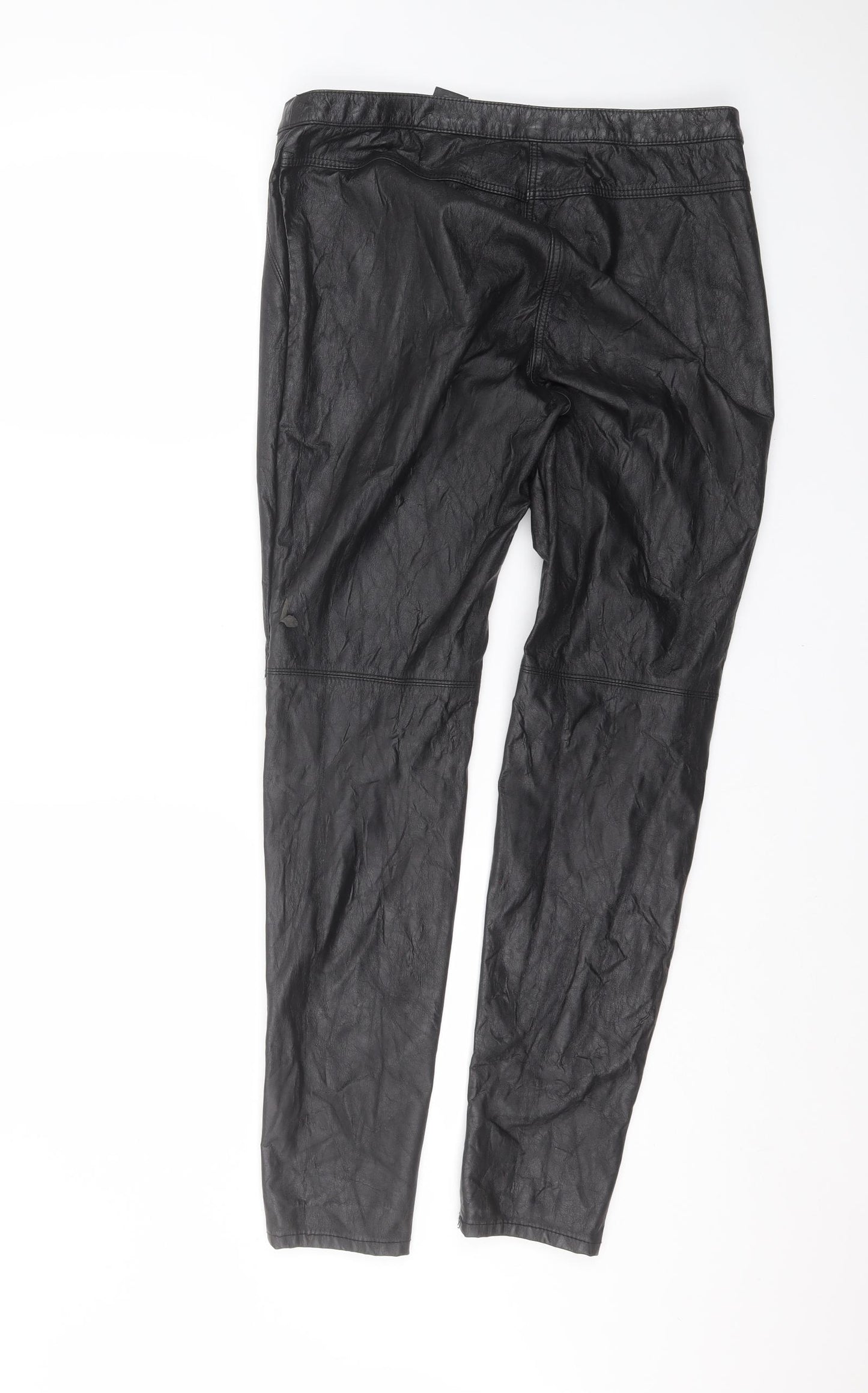 H&M Womens Black   Trousers  Size 12 L29 in