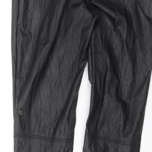 H&M Womens Black   Trousers  Size 12 L29 in