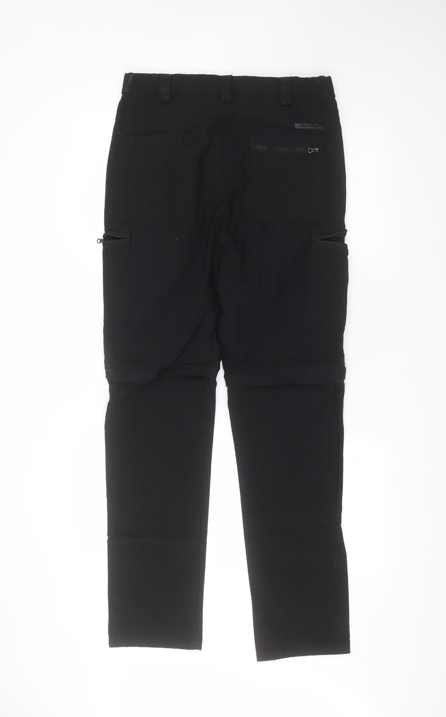 Mountain Warehouse Mens Black   Cargo Trousers Size 32 in L30 in