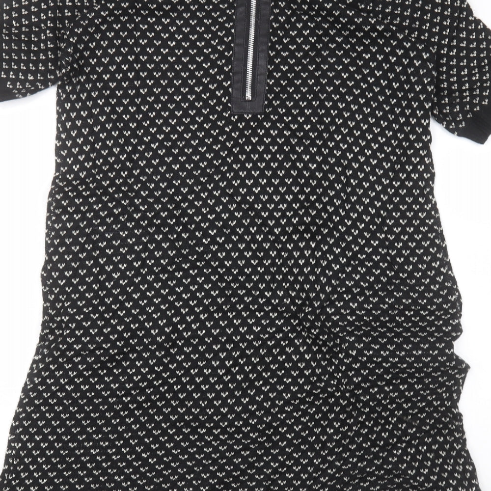 Cooperative Womens Black   T-Shirt Dress  Size L