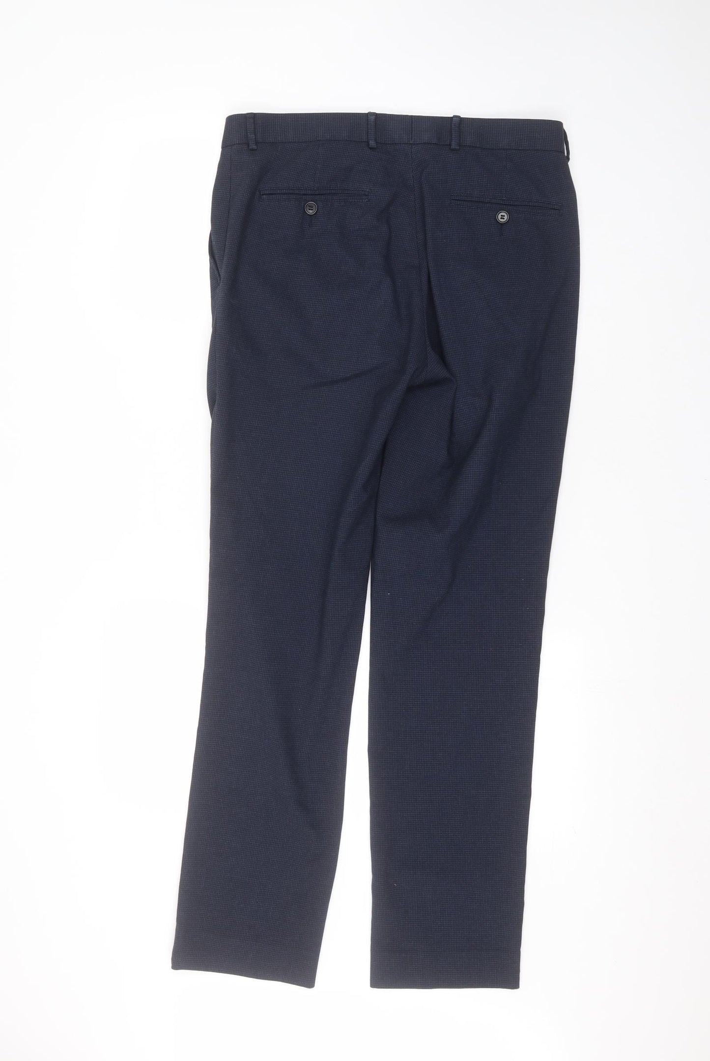 Burton Mens Blue   Dress Pants Trousers Size 32 in L30 in