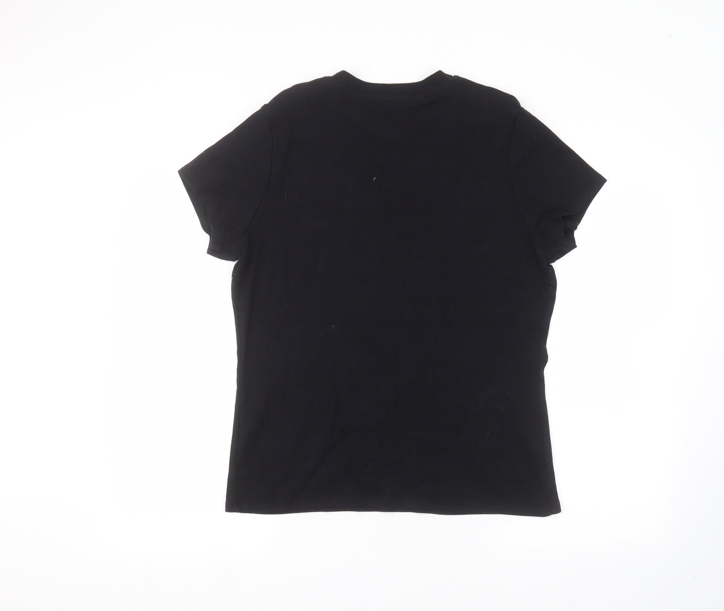 George Womens Black   Basic T-Shirt Size 18