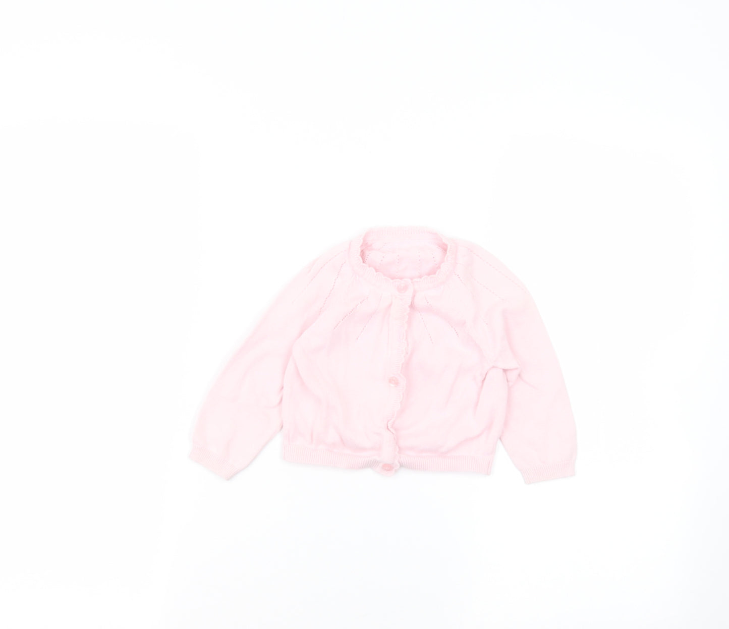 Matalan Baby Pink   Cardigan Jumper Size 12-18 Months