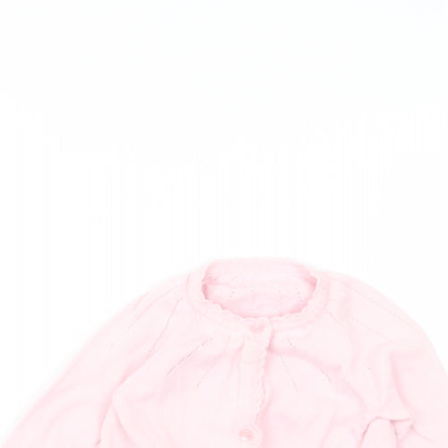 Matalan Baby Pink   Cardigan Jumper Size 12-18 Months