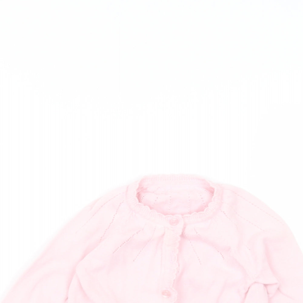 Matalan Baby Pink   Cardigan Jumper Size 12-18 Months