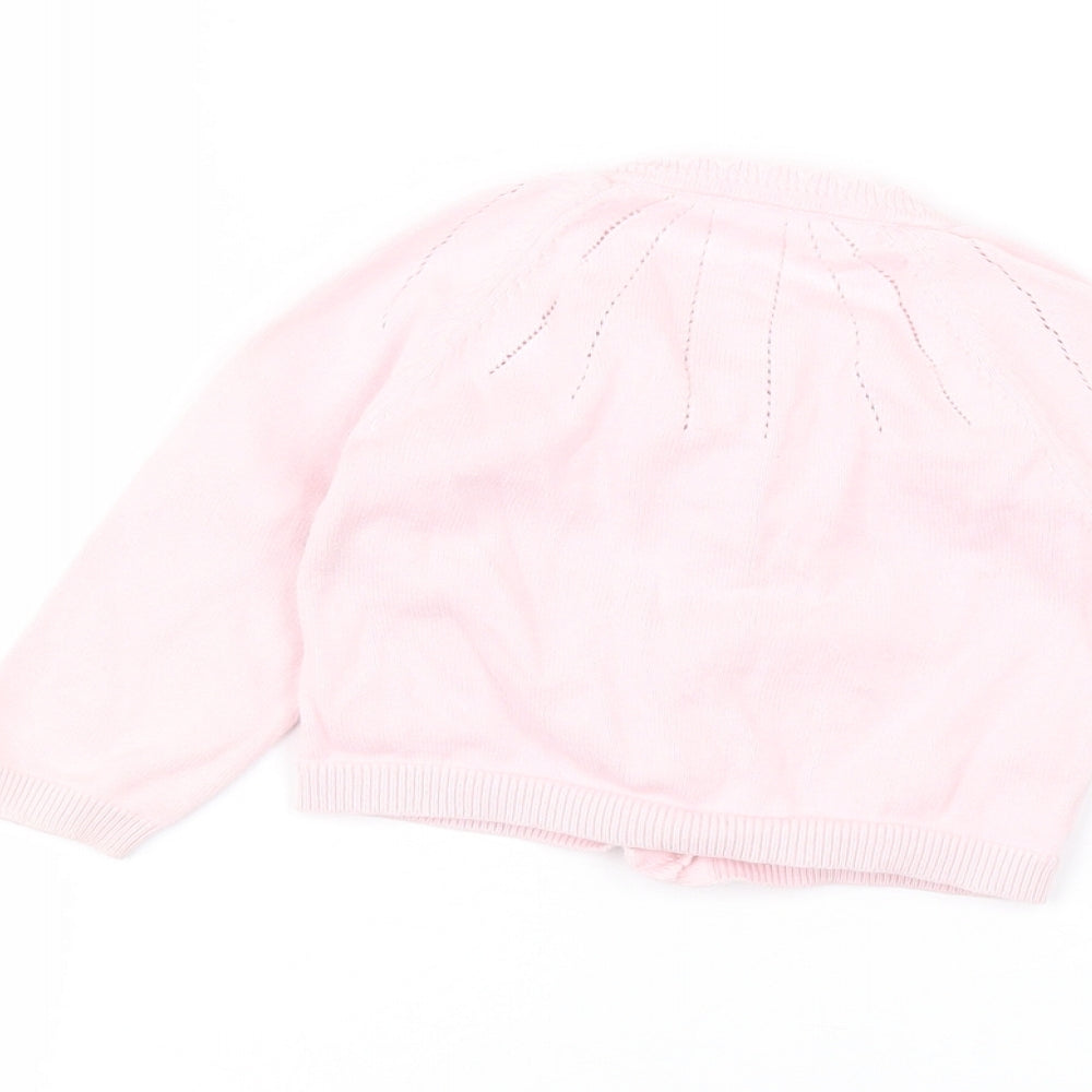Matalan Baby Pink   Cardigan Jumper Size 12-18 Months